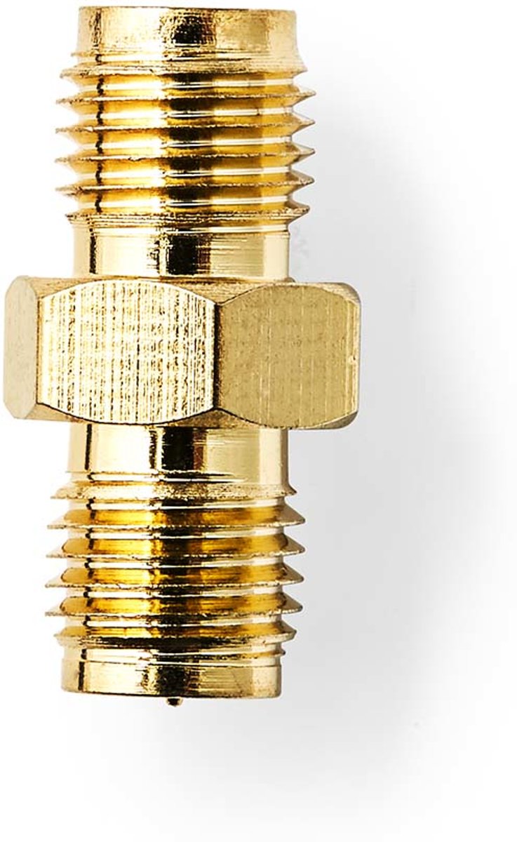 SMA Adapter | SMA Female (Reverse Polarity) - SMA Female | 2 pieces | Gold